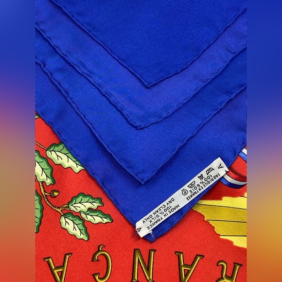 Hermes Vinatge Scarf 1789 Carre 90 By Joachim Metz - Picture 10 of 16